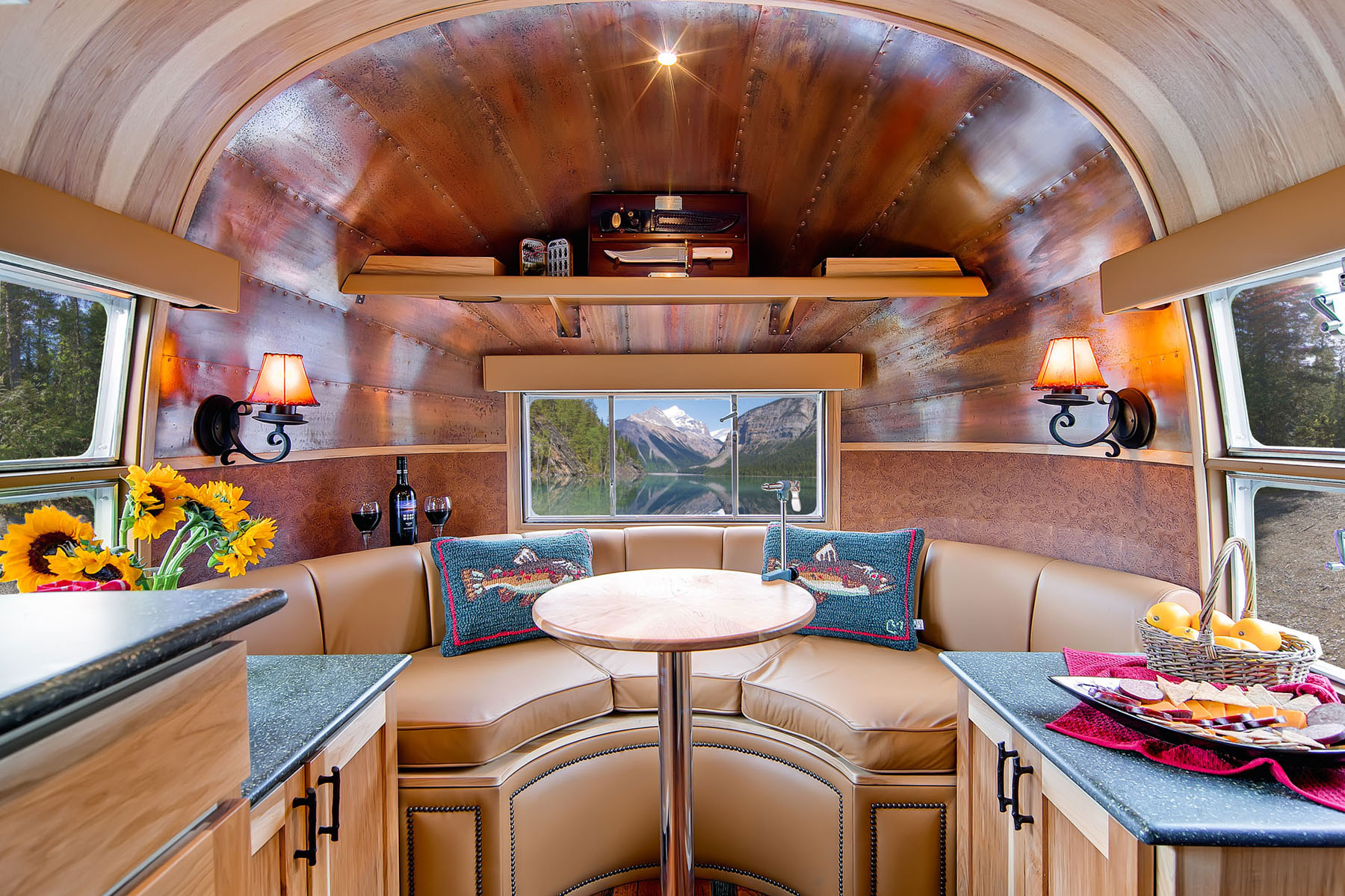 Vintage Airstream Trailers Interior