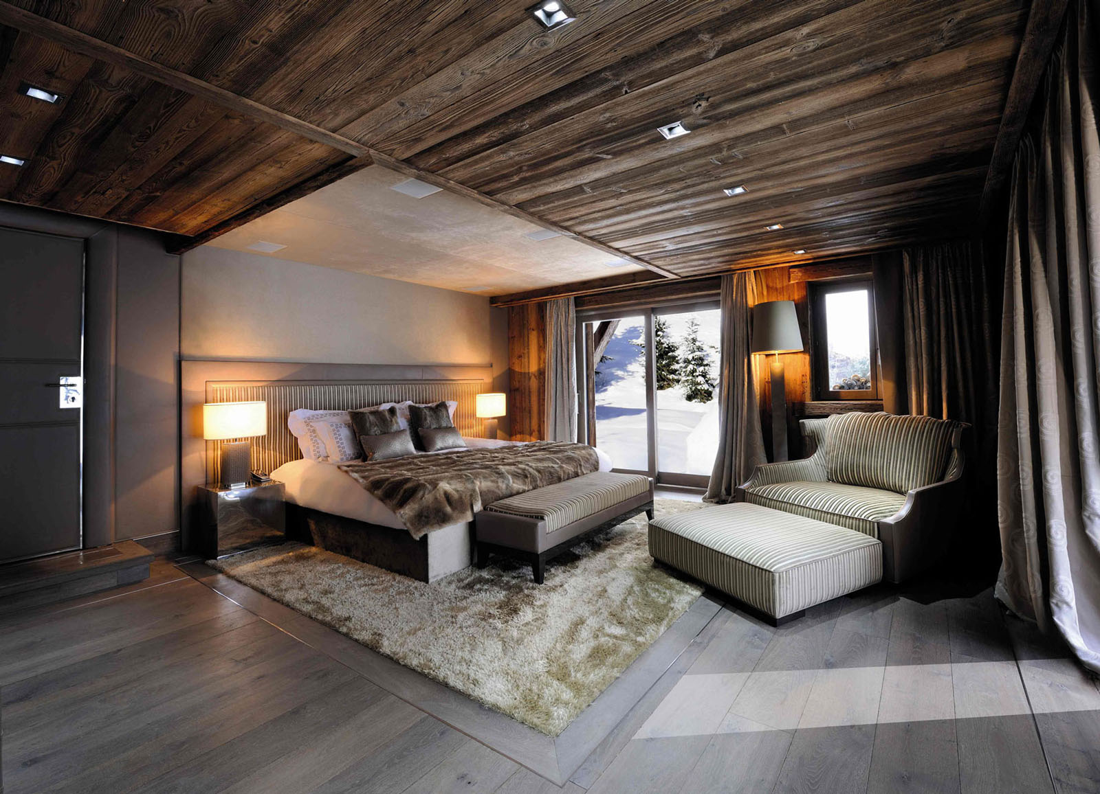 Chic Modern Rustic Chalet In The Rhône-Alpes | iDesignArch | Interior