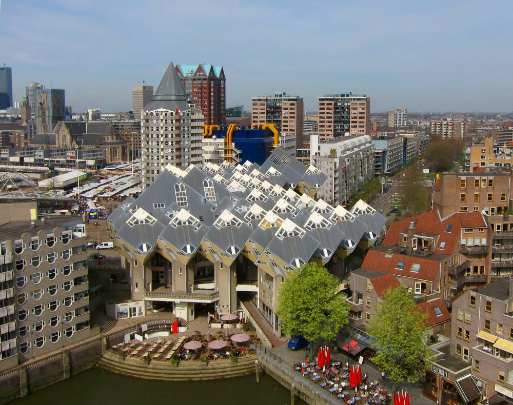 Cube Houses Rotterdam IDesignArch Interior Design Architecture 