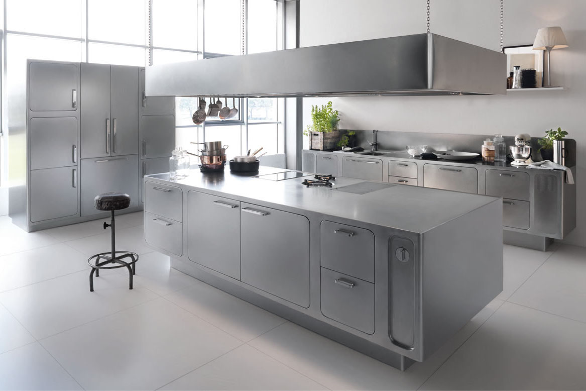 stainless steel kitchen design indore
