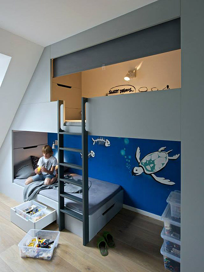 kids bedroom loft