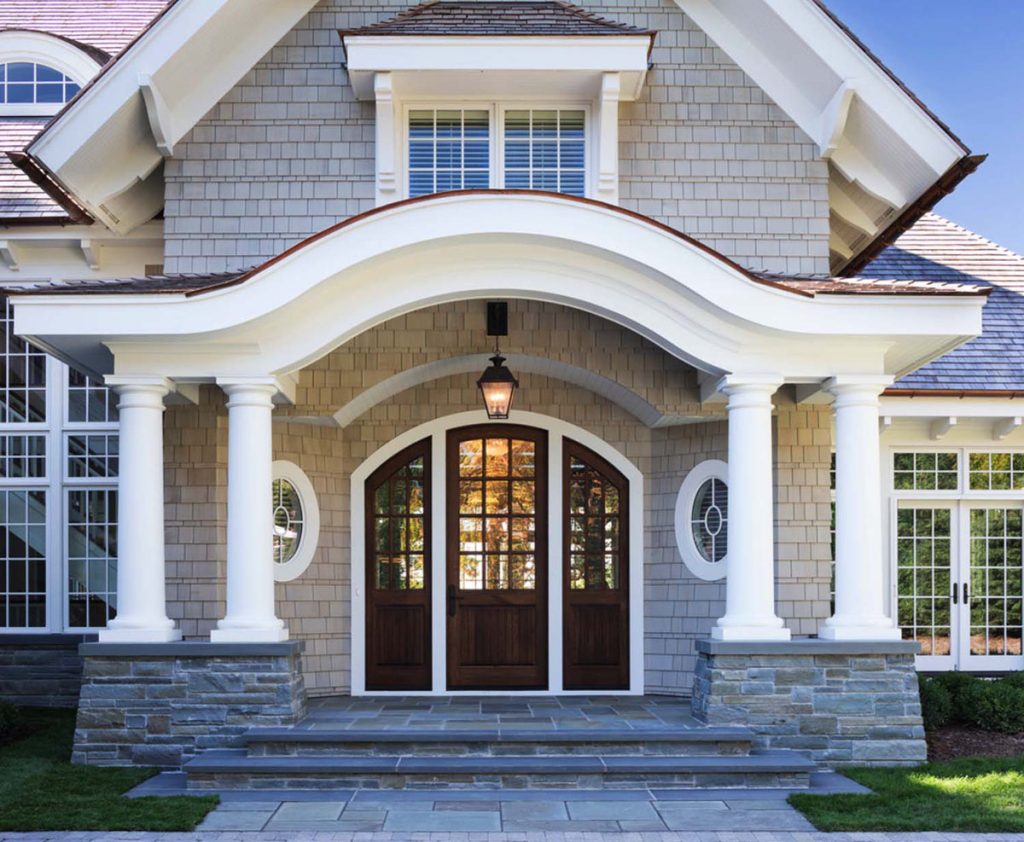 Shingle Style Lakeside Cottage Mansion