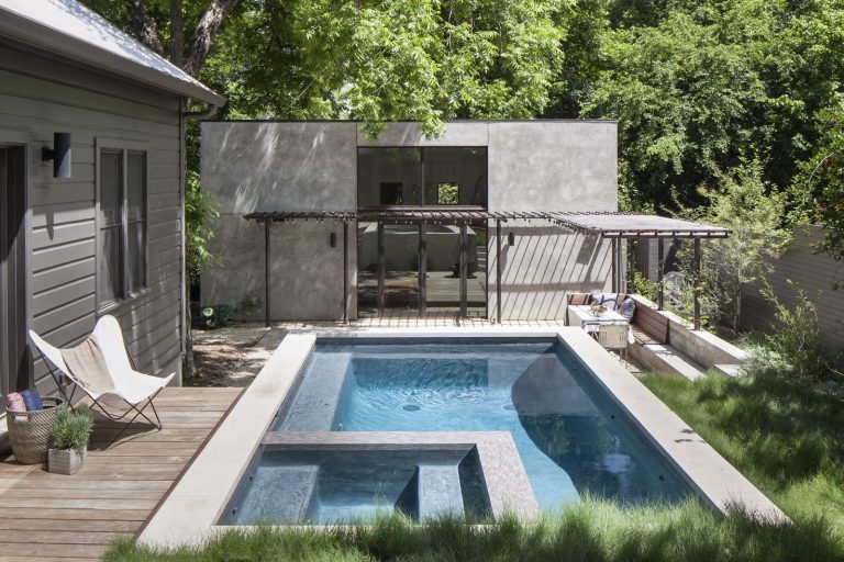 Double-Height Casita and New Pool Added to a Small Backyard ...