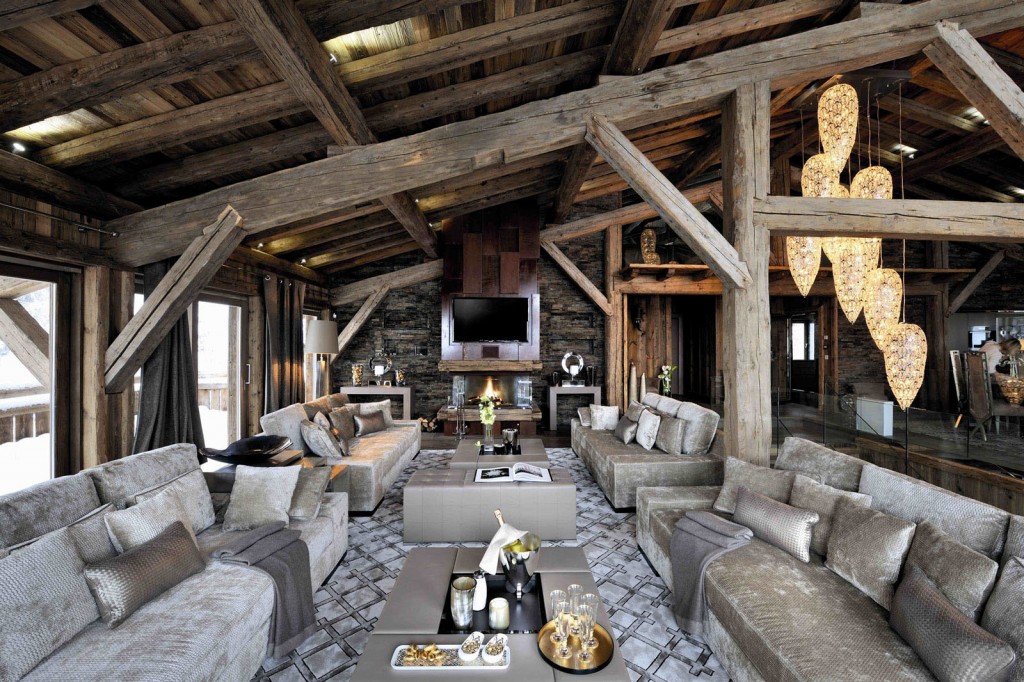 Chic Modern Rustic Chalet In The Rhône-Alpes | iDesignArch | Interior ...