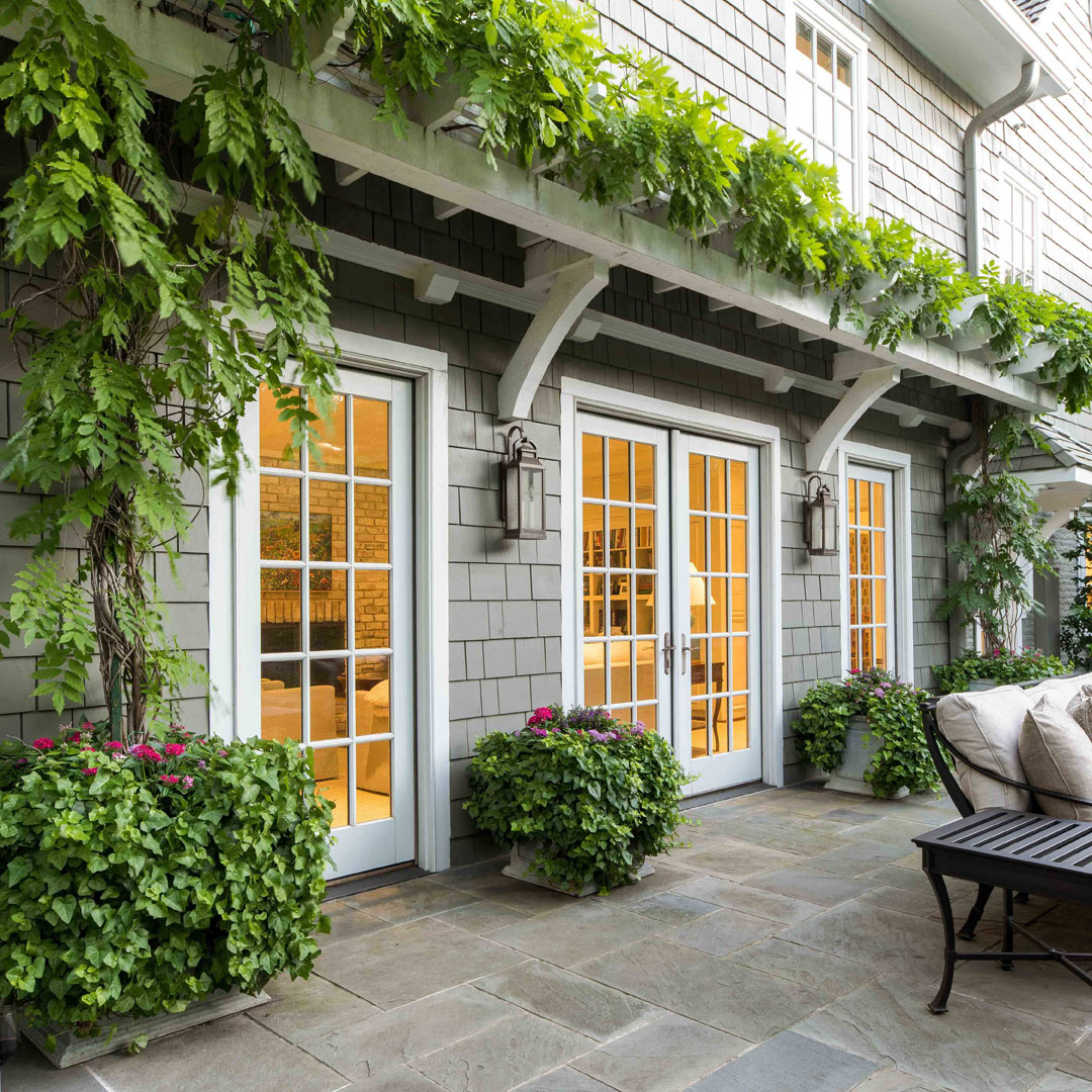 Wisteria-Covered Pergola