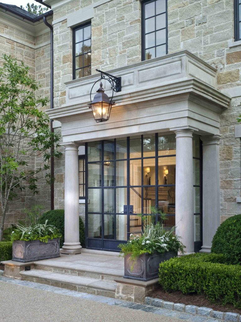 Stone Mansion with Timeless Traditional Exterior Architecture