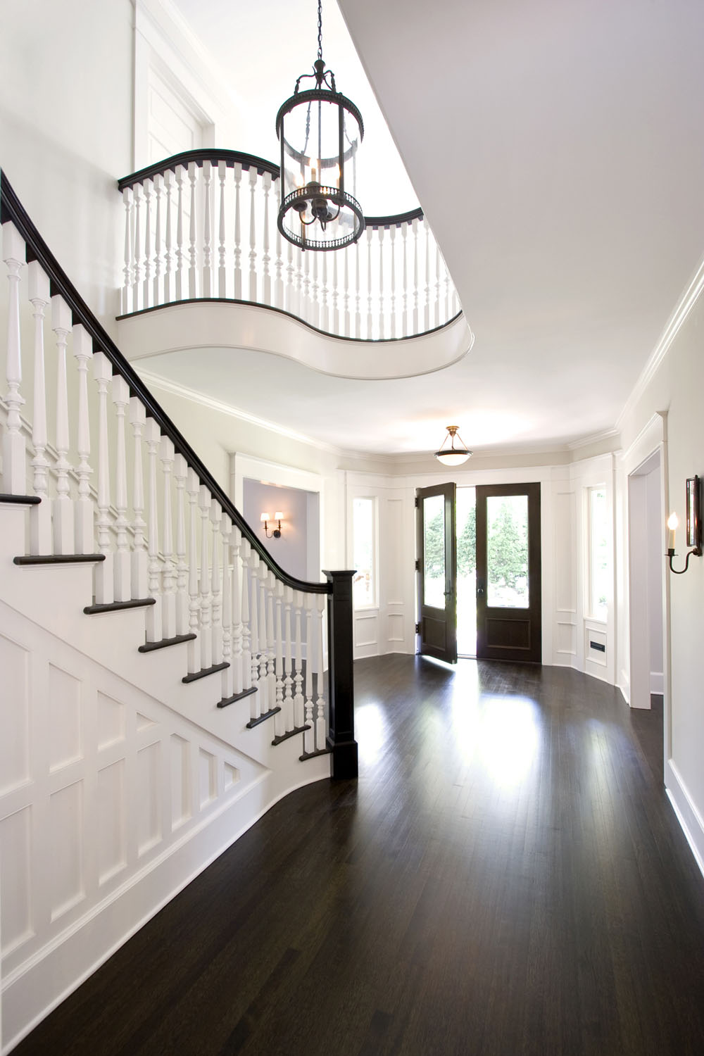 Arts and Crafts Home Entry Foyer Stair Hall