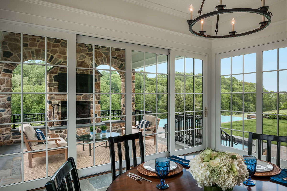 Glass-Enclosed Sunroom