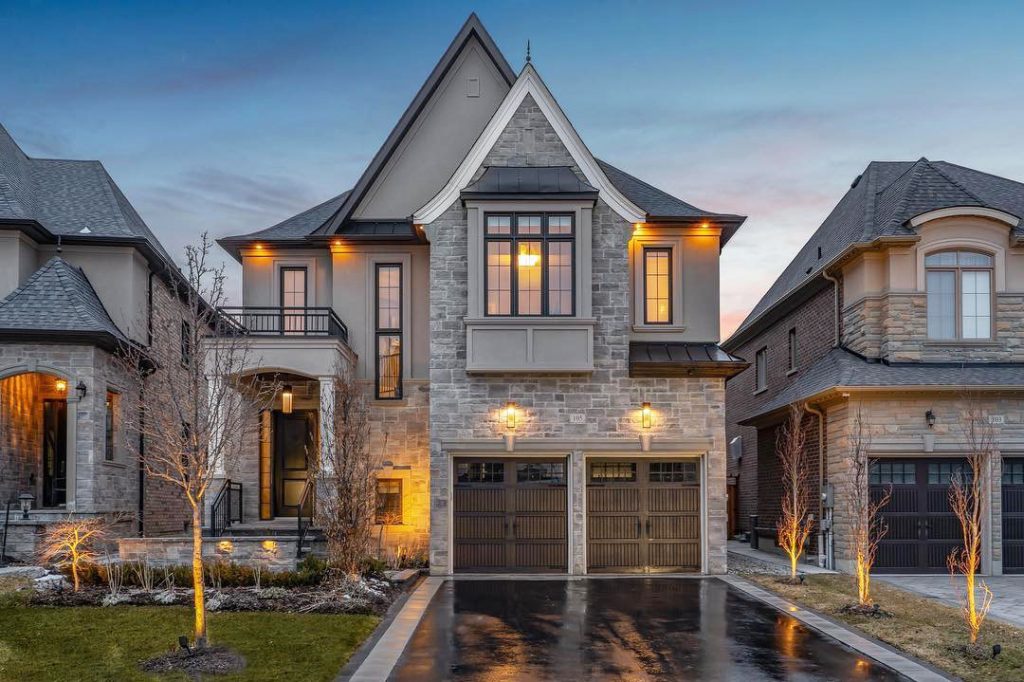 Beautiful Classic Style Suburban Home with Stone Façade | iDesignArch ...