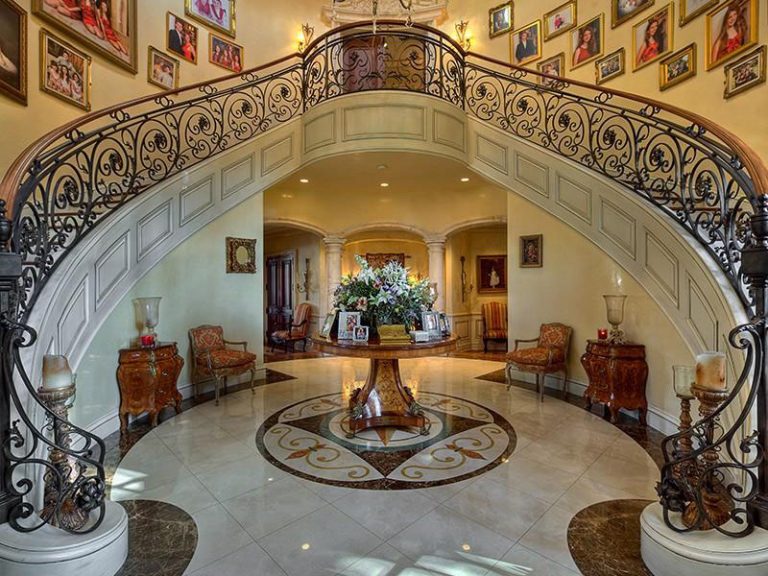 Fort Lauderdale Mediterranean Style Estate with Beautiful Grand Staircase