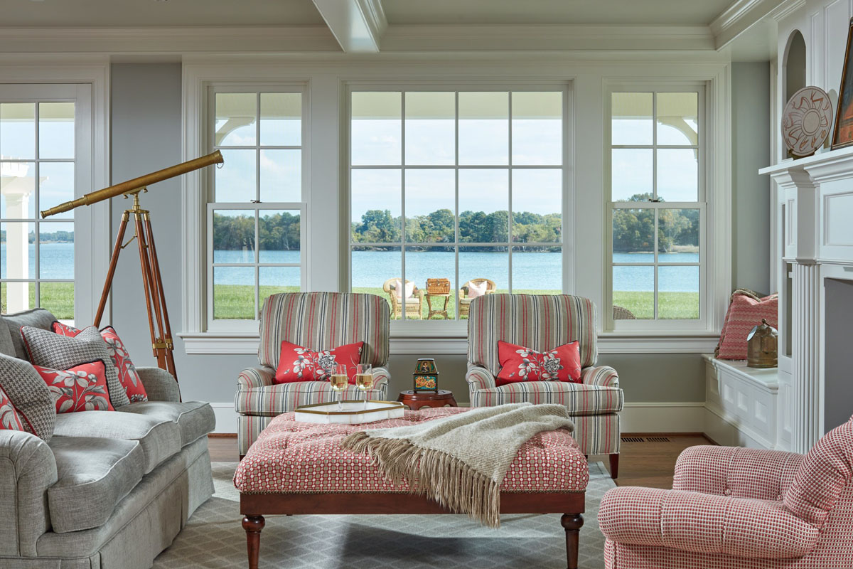 Living Room with Water View