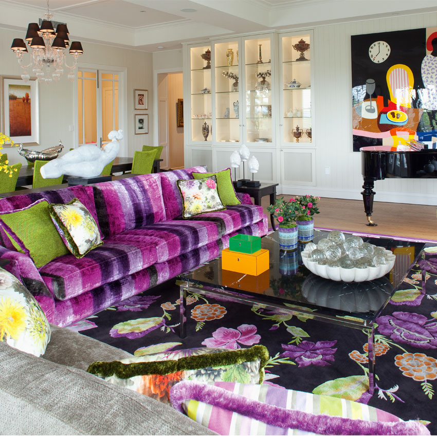 Eclectic Decor With Powerful Use Of Colour And Pattern IDesignArch 