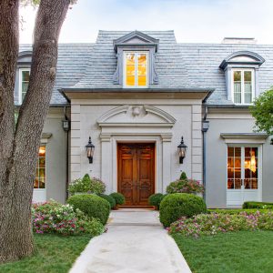 Transitional French Style Mansion with Classic Parisian Flair