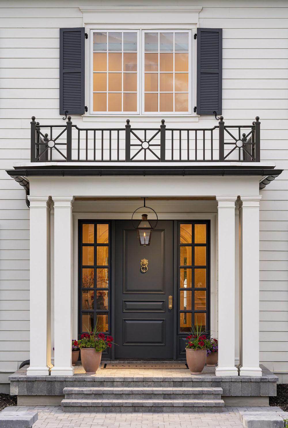 Classic Style Front Porch Entrance