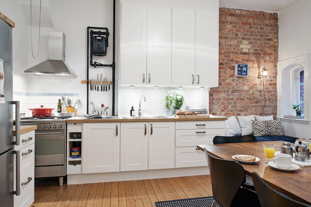 studio apartment kitchen design idea