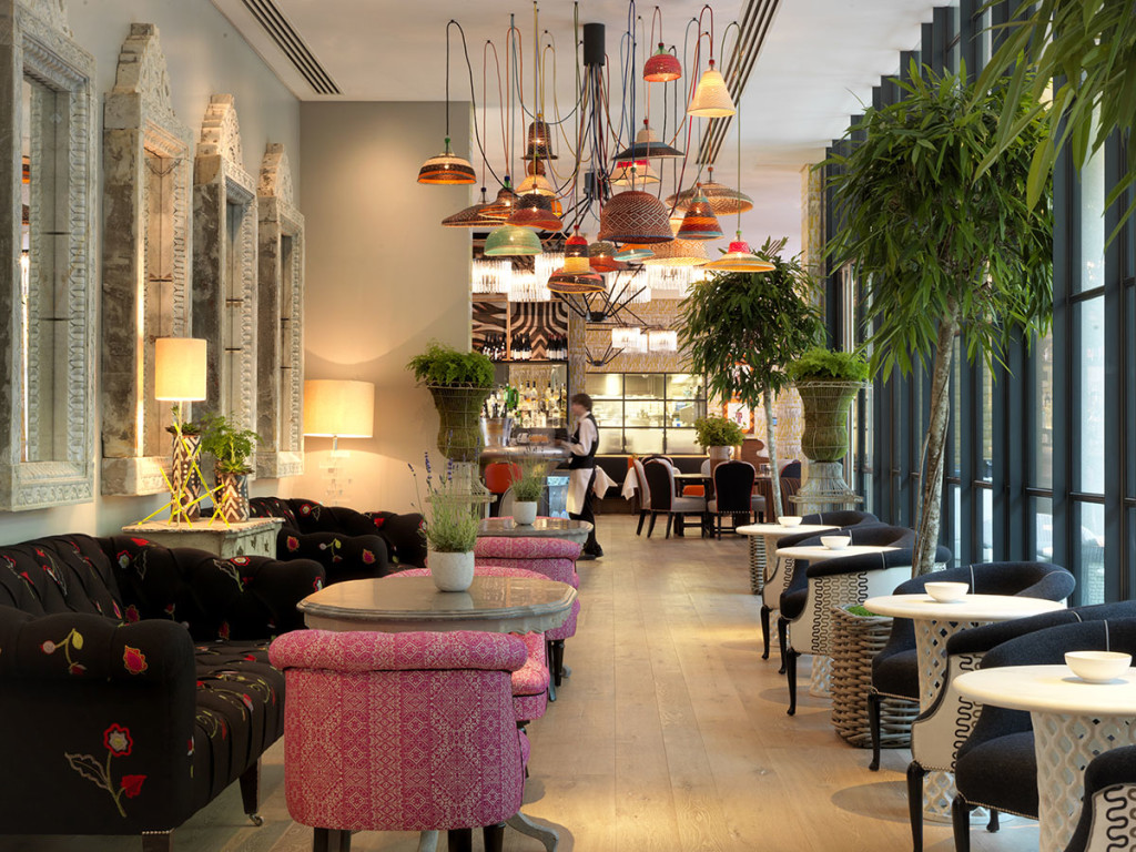 Ham Yard Bar & Restaurant Interior Design By Kit Kemp | iDesignArch ...