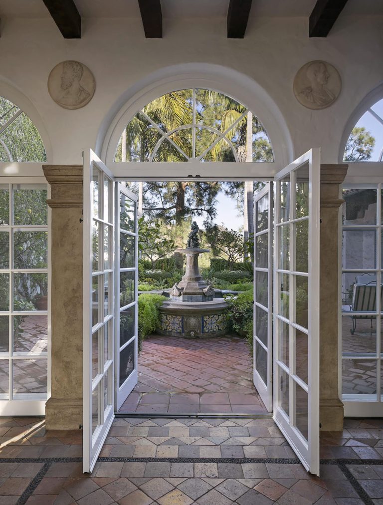 Iconic Castle on the Lake Spanish Estate in Hollywood Hills