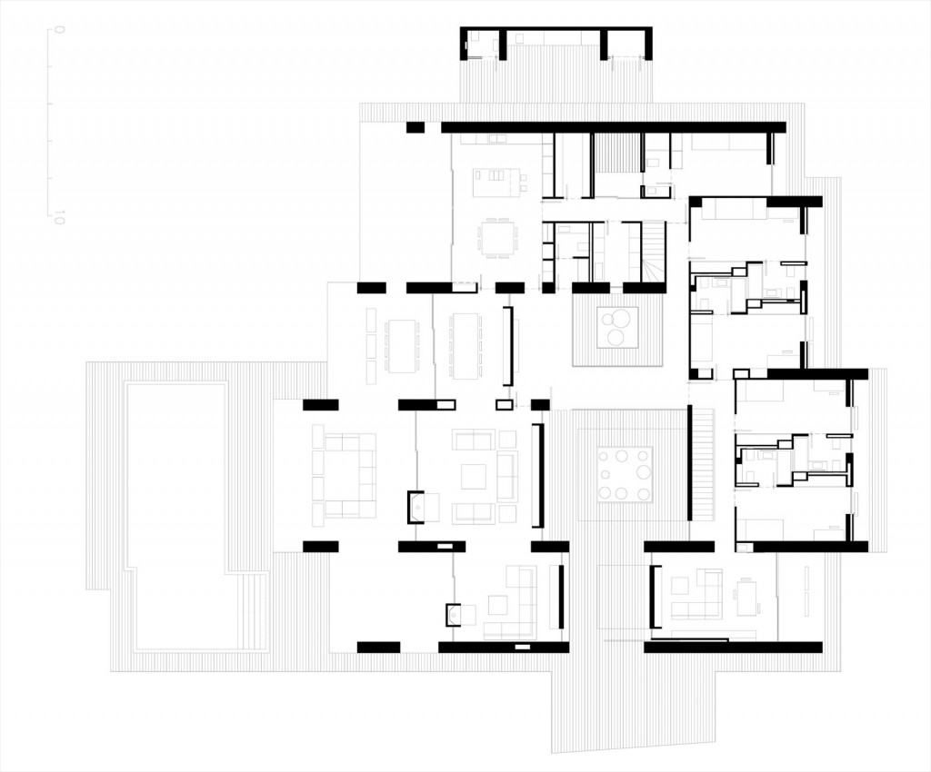 Minimalist Stone House In Monasterios With Open Courtyards ...