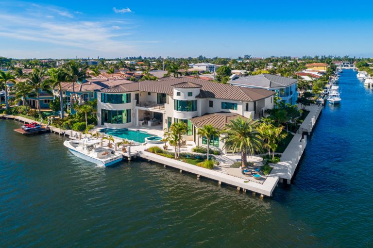 10 Million Dollar Waterfront Estate in Boca Raton with Private Dock