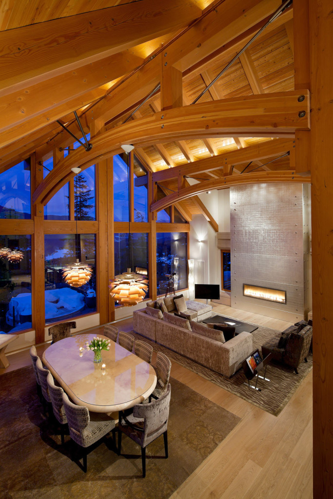 Luxury Timber Frame Mountain Retreat In Whistler