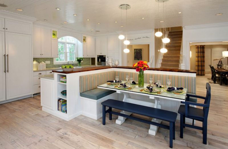 kitchen table with bench seating ideas