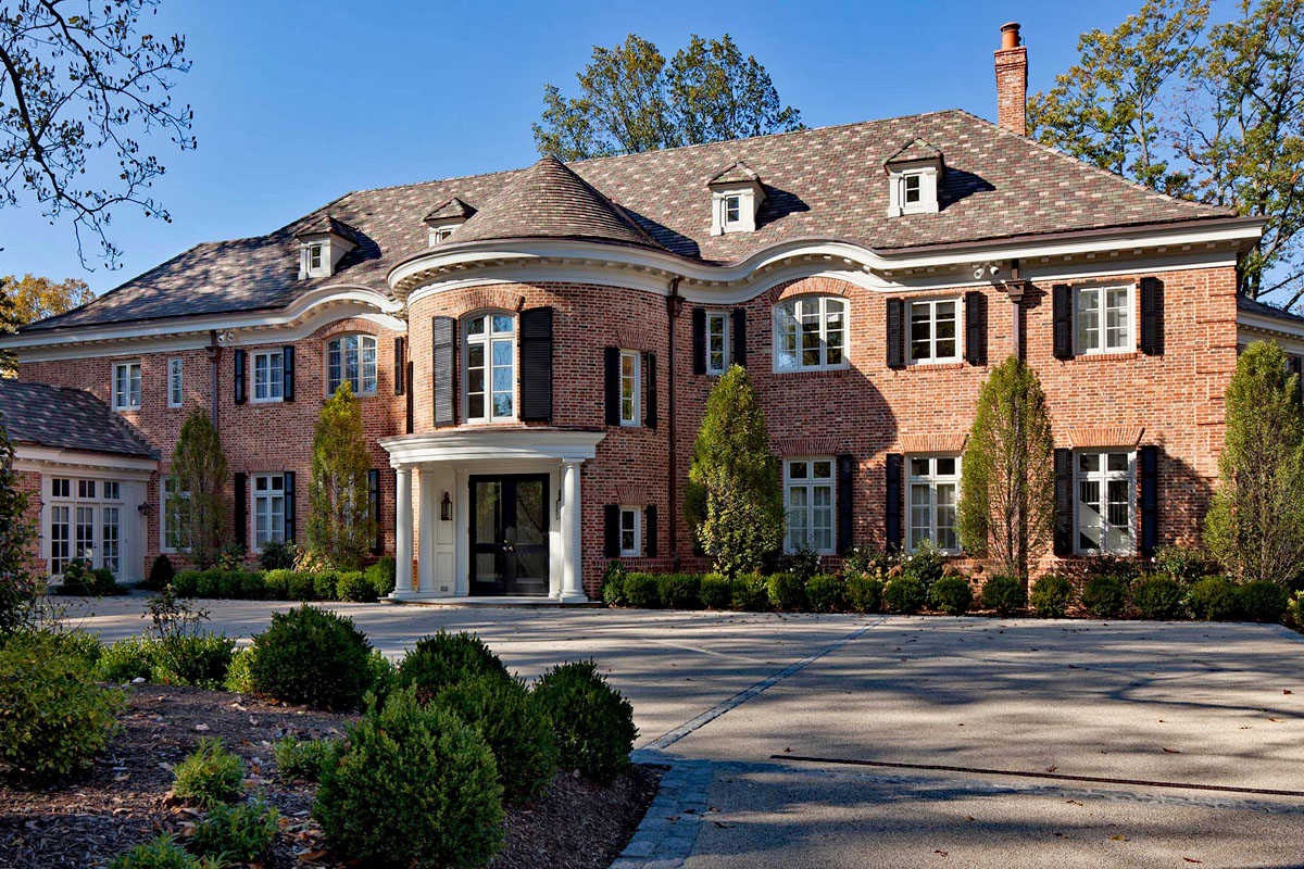 Luxury Red Brick Riverfront Mansion