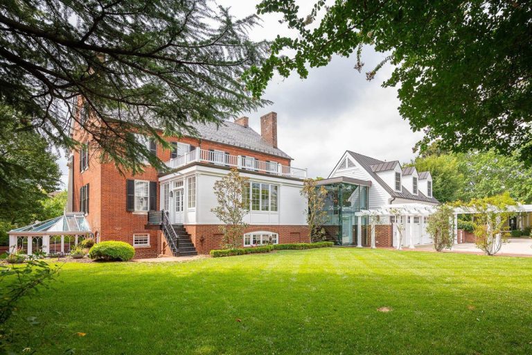 Historic Greek Revival Home with Glass Atrium Addition