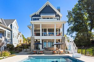 Gorgeous Lakefront Custom Home on Lake Michigan