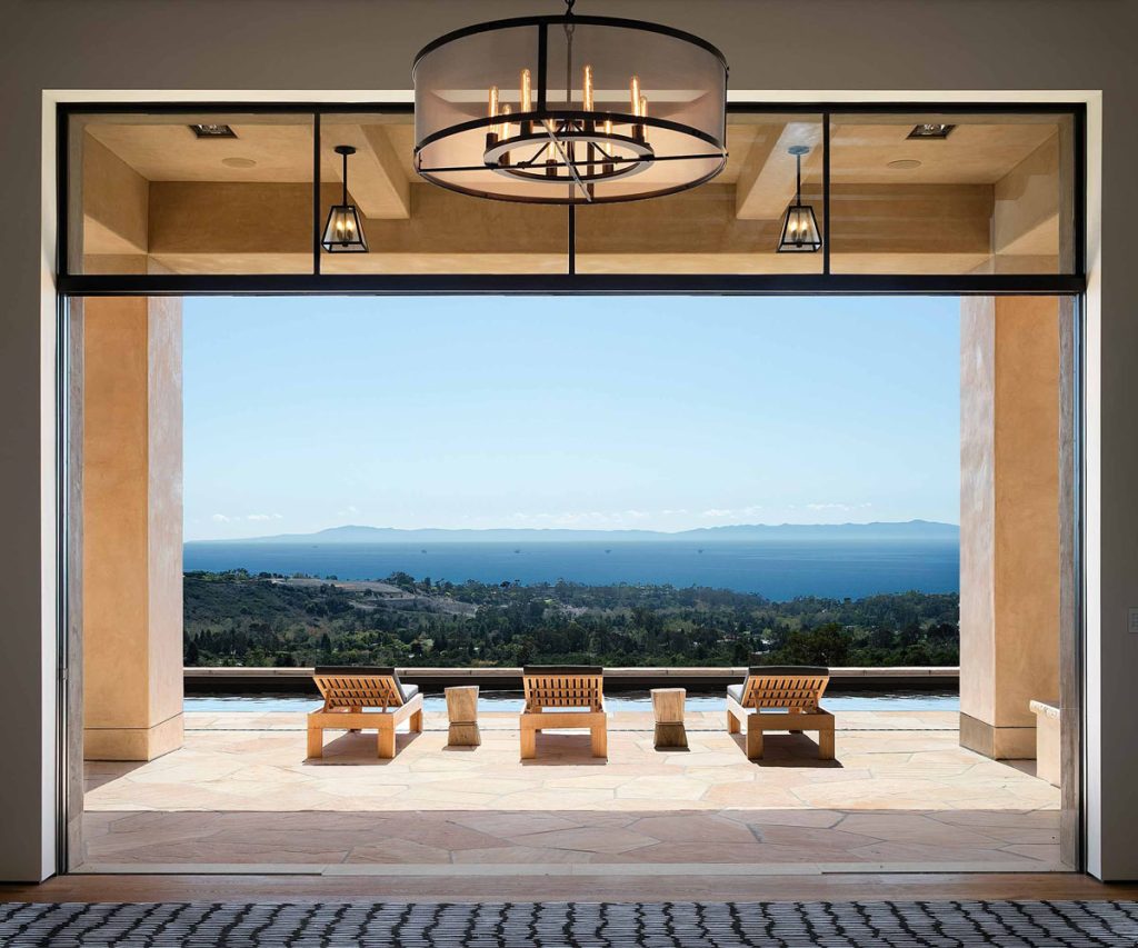 Contemporary Hilltop Ocean View Estate In Montecito