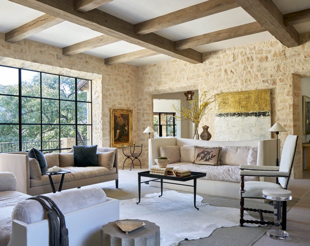 Rustic Elegant Stone Villa in Texas with Mediterranean Magic