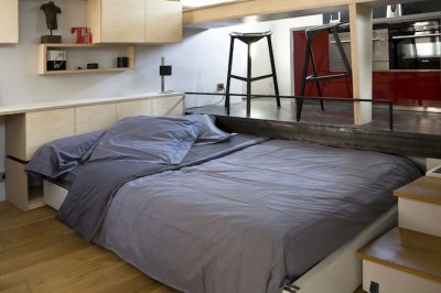 Efficient Studio Apartment Living In Paris | iDesignArch | Interior ...