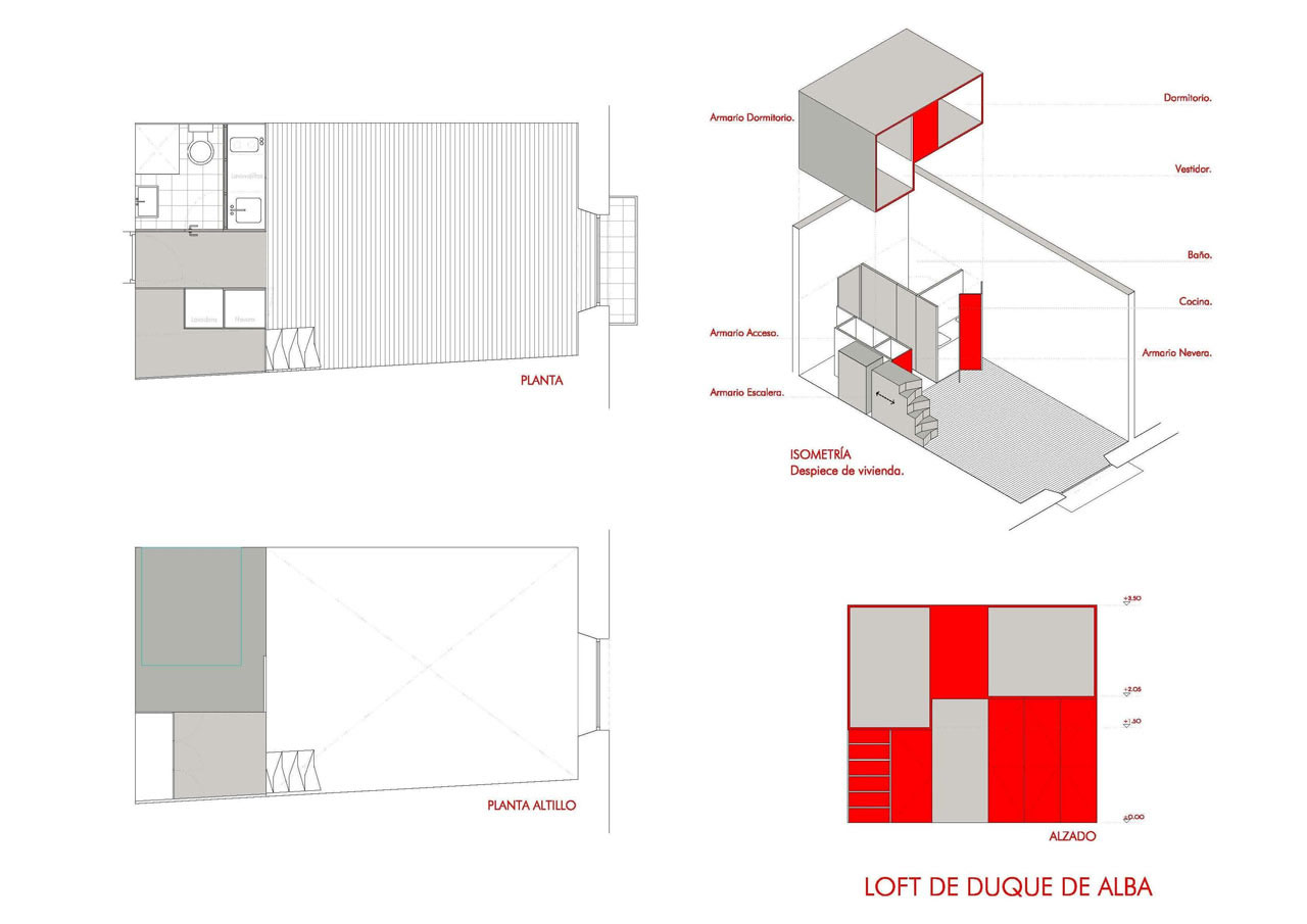 300 Square Foot Micro Studio Loft Apartment With Space Saving