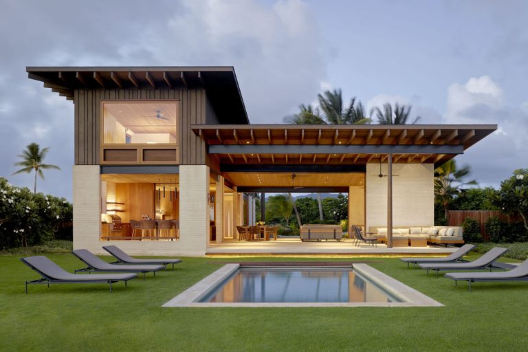 Modern-Custom-Beach-House-Kauai-Hawaii_1 | iDesignArch | Interior