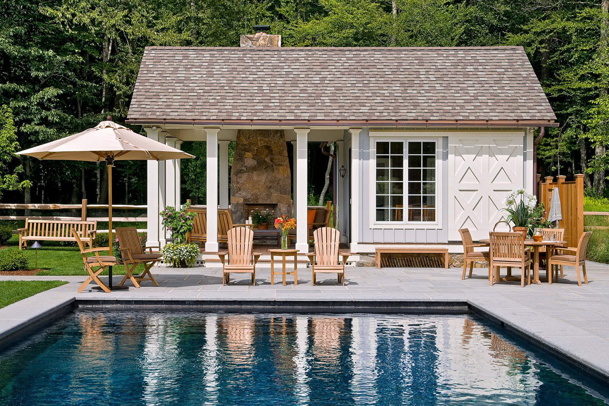 Elegant Country Pool House