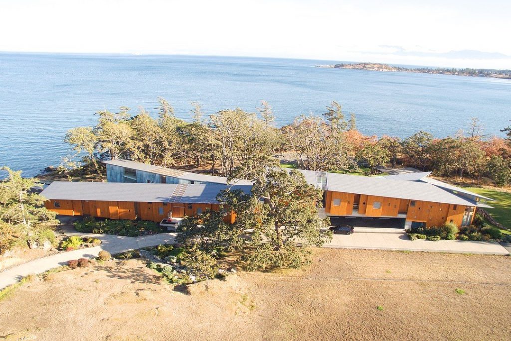 Iconic Oceanfront House on Vancouver Island with Cutting ...