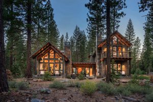 Classic Tahoe Style Rustic Mountain Lodge with Modern Flair