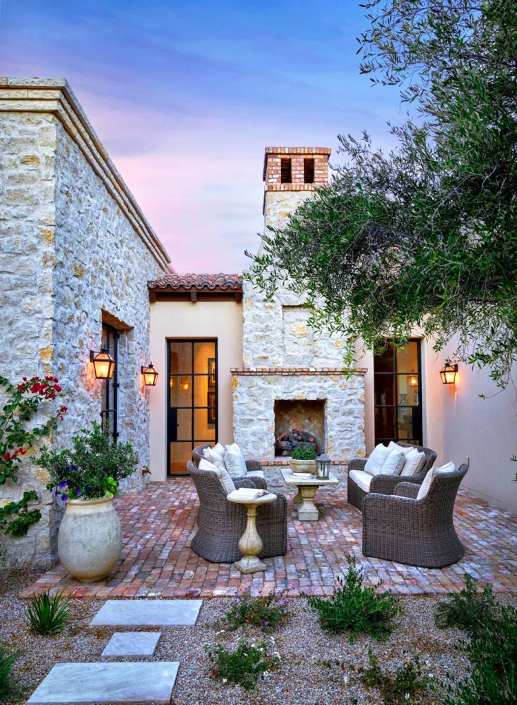 Stone Villa With Rustic Country Charm And Modern Elegance