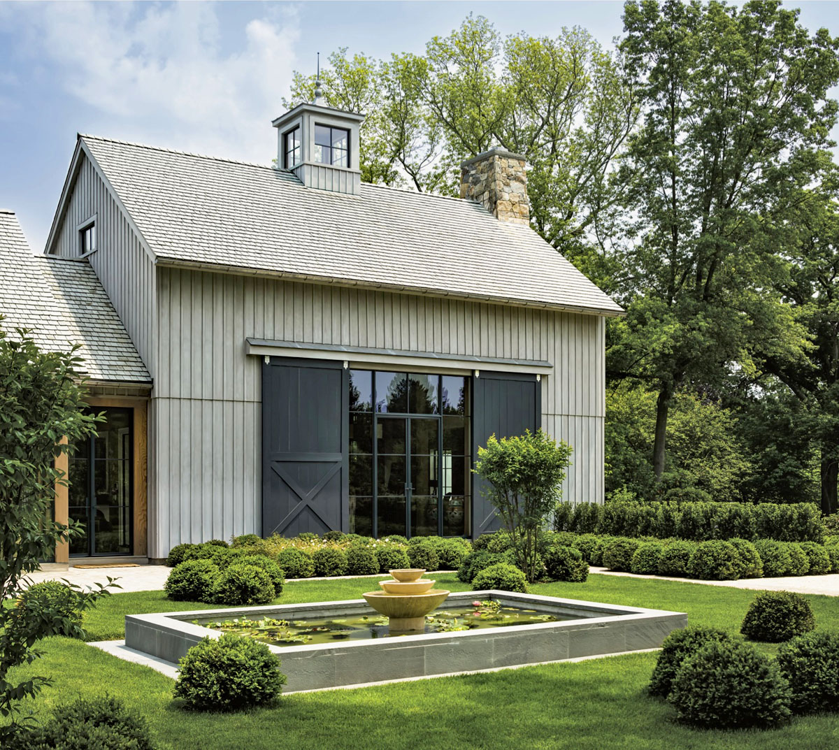 Barn Style Architecture with Cupola