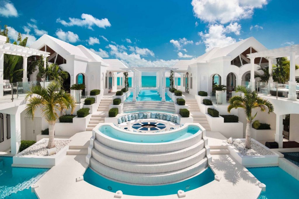 Opulent Beachfront Villa in the Turks and Caicos