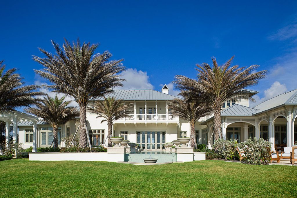 British West Indies Style Tropical Beachfront Home in Florida