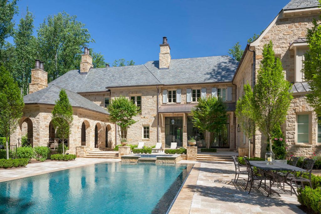 Stately Rustic Elegant French-Inspired Country House