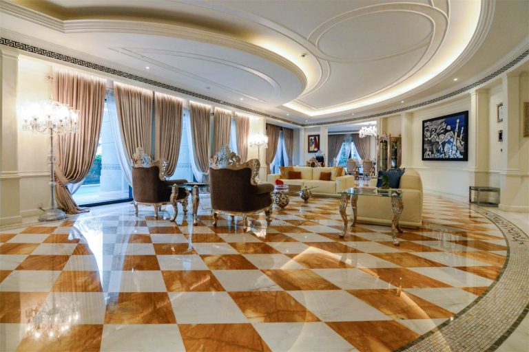 Palazzo Versace Opulent Waterfront Penthouse In Dubai | iDesignArch ...