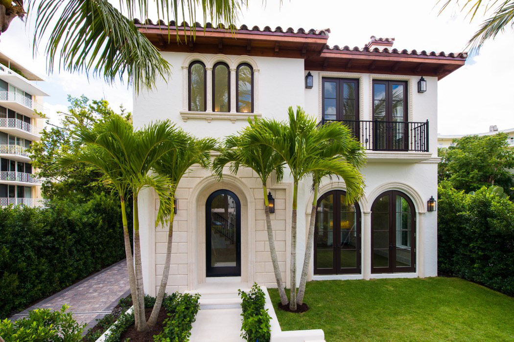 Palm Beach Florida Mediterranean Style House 1 
