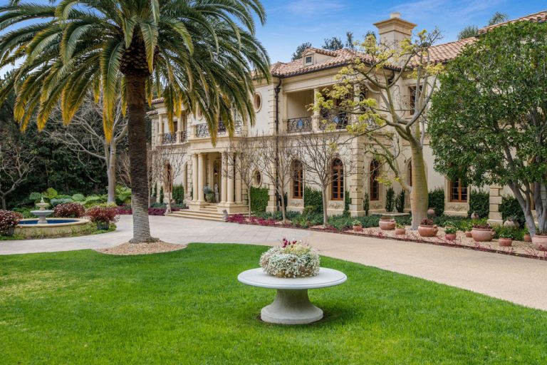 Inside Paris Hilton’s Tuscan-Style Beverly Park Mansion