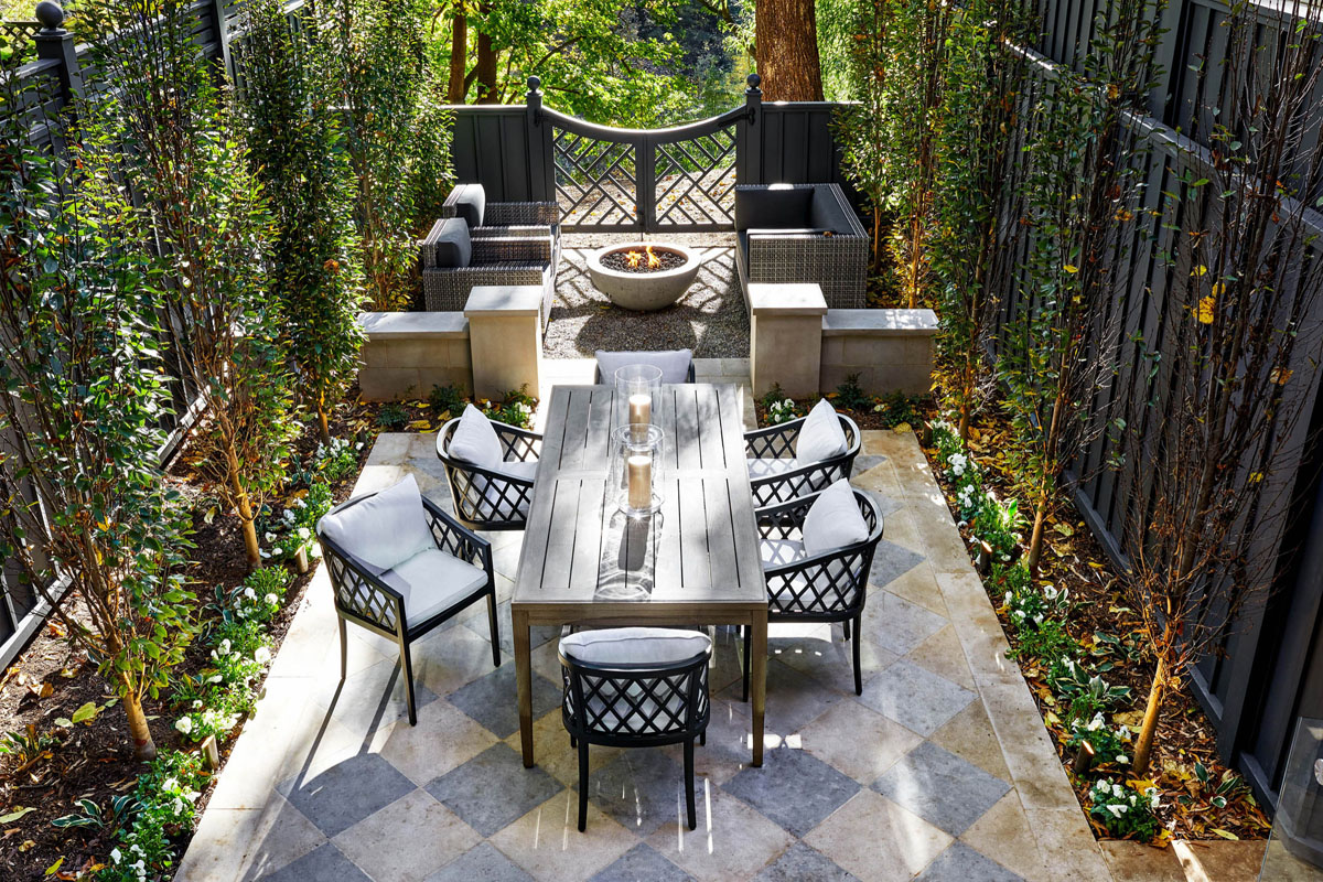 Timeless Modern Terrace Garden