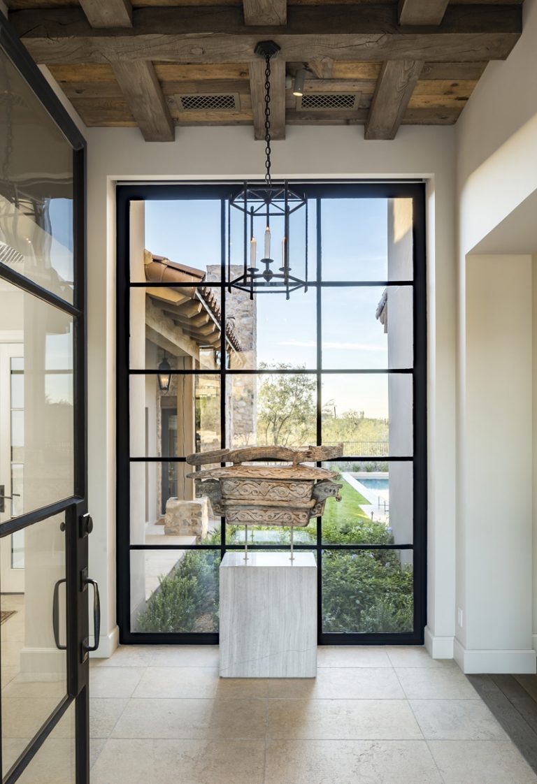 Elegant Stone House in Arizona with Rustic Mediterranean Architecture