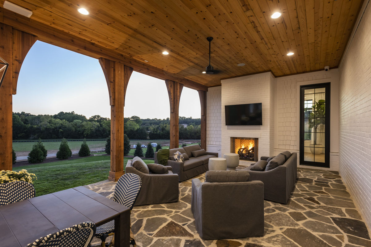 Outdoor Living Areas with Covered Patio