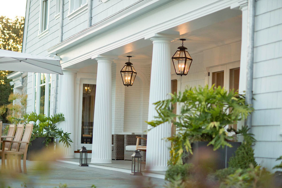 Porch with Doric Columns