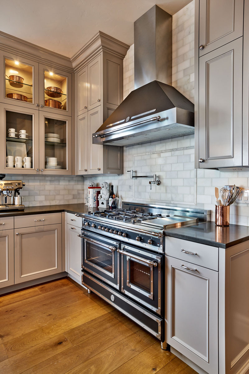 Bertazzoni Range Stove and Traditional Cabinetry