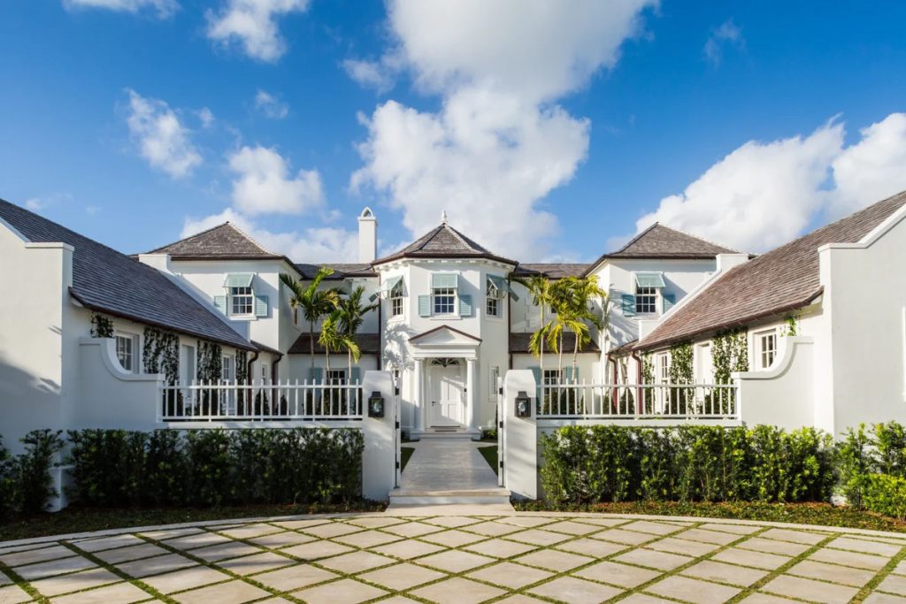 Anglo Caribbean Tropical Style Home with a Palladian Plan